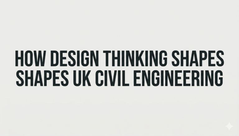How Design Thinking Shapes UK Civil Engineering