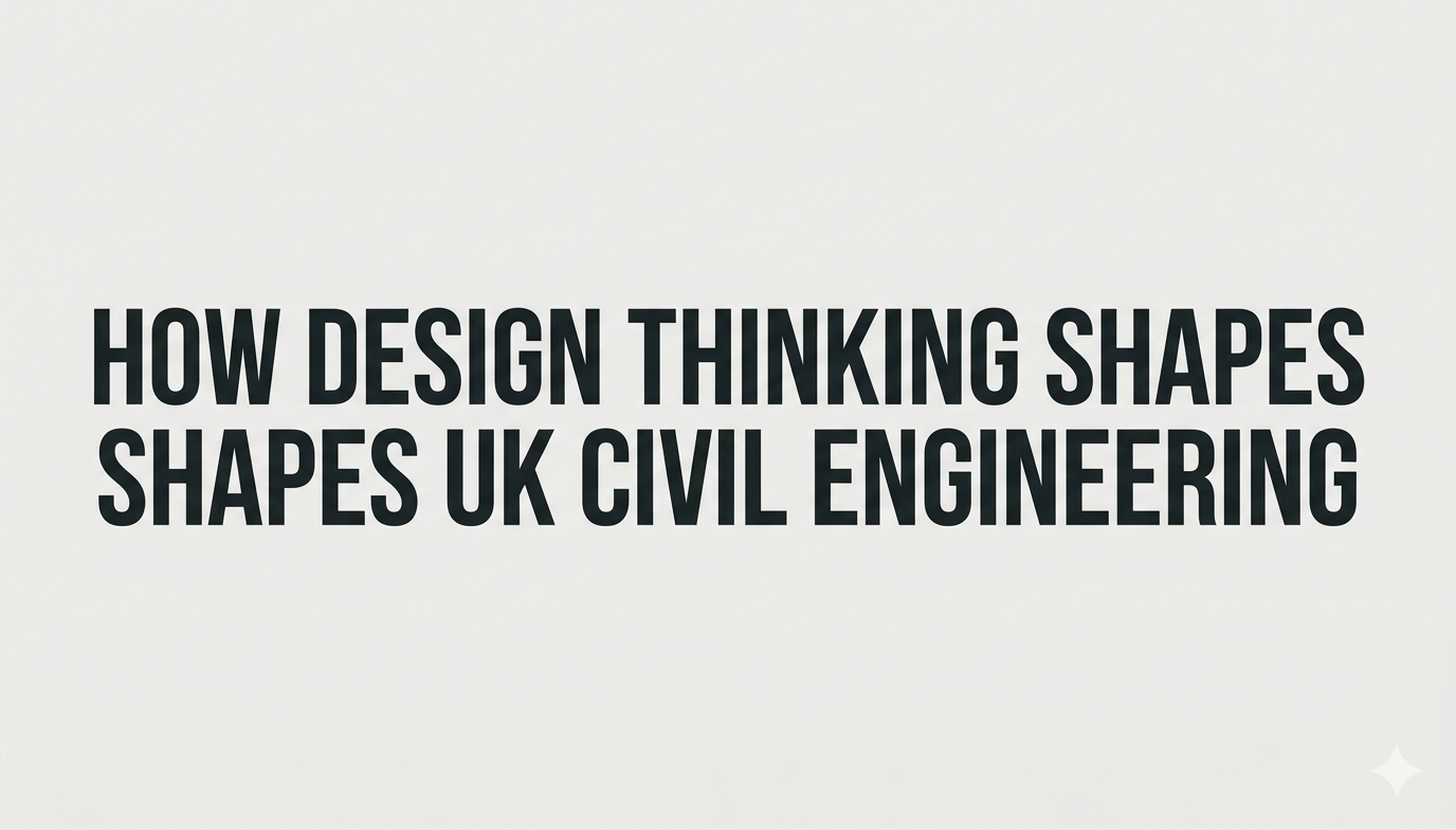 How Design Thinking Shapes UK Civil Engineering