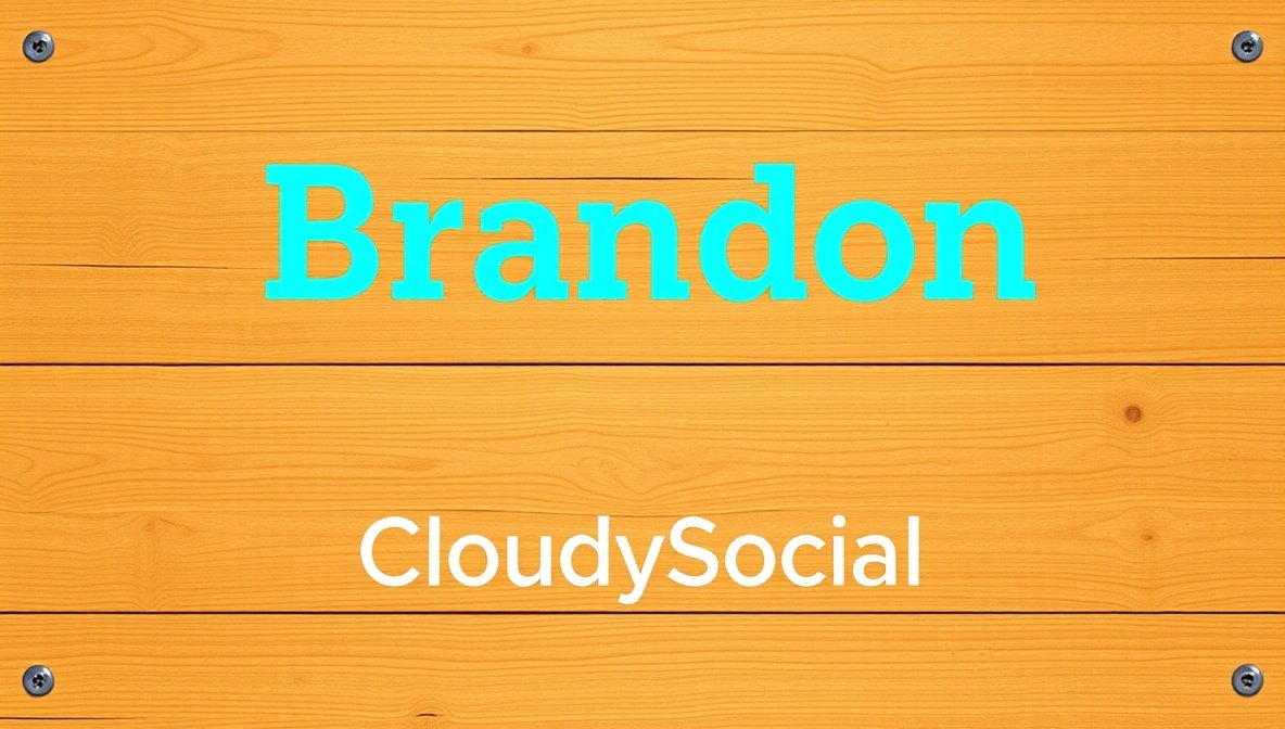 brandon about cloudysocial
